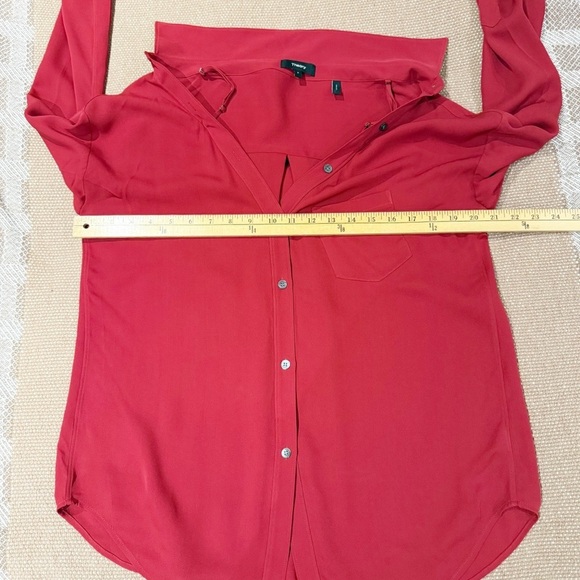 Theory Tamalee Classic Off-the-Shoulder Shirt size 0 or XS - Picture 12 of 13